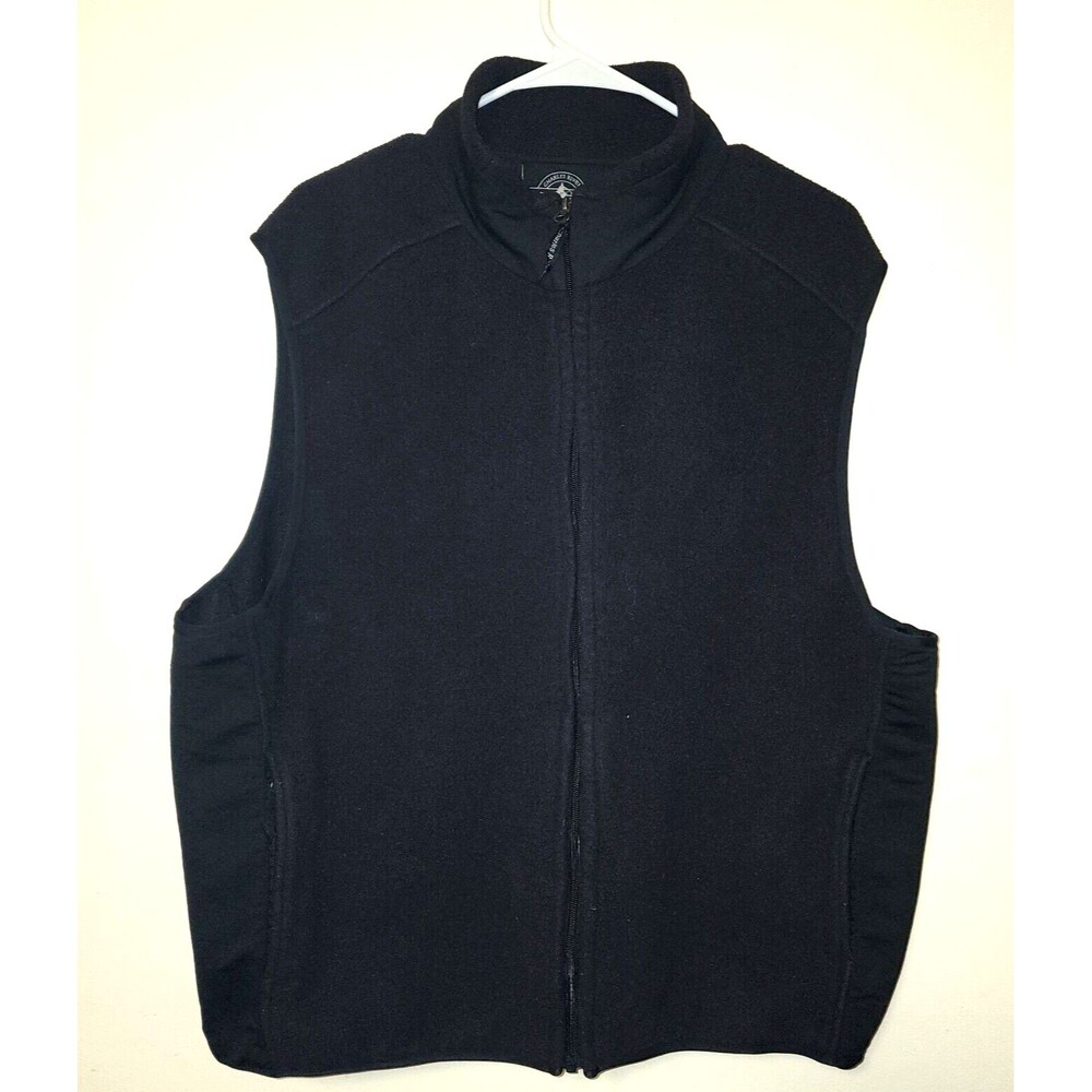 Charles River Apparel Full Front Zip Men’s Vest Black Size: XL